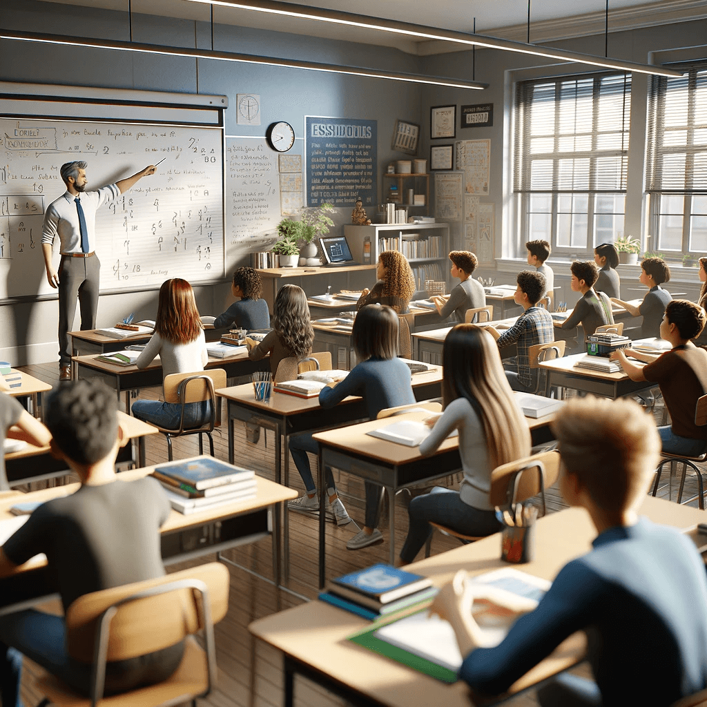 Teacher and Students Listening